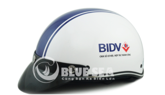 Thiết kế sản xuất nón BH BIDV