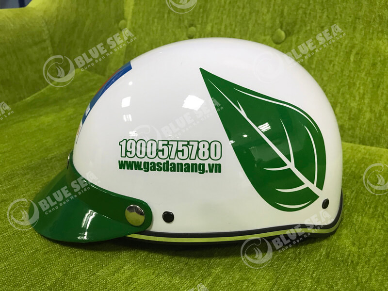 mũ bảo hiểm in logo công ty