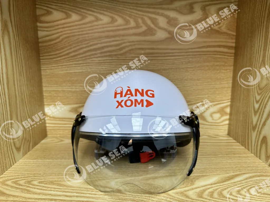 Xưởng In Logo Mũ Bảo Hiểm Theo Yêu Cầu - Giá Rẻ Chỉ Từ 42K Tận Xưởng