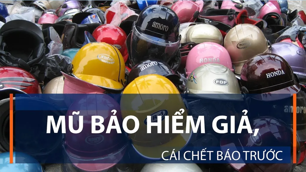Nón bảo hiểm kém chất lượng sẽ không đảm bảo cho người tham gia giao thông
