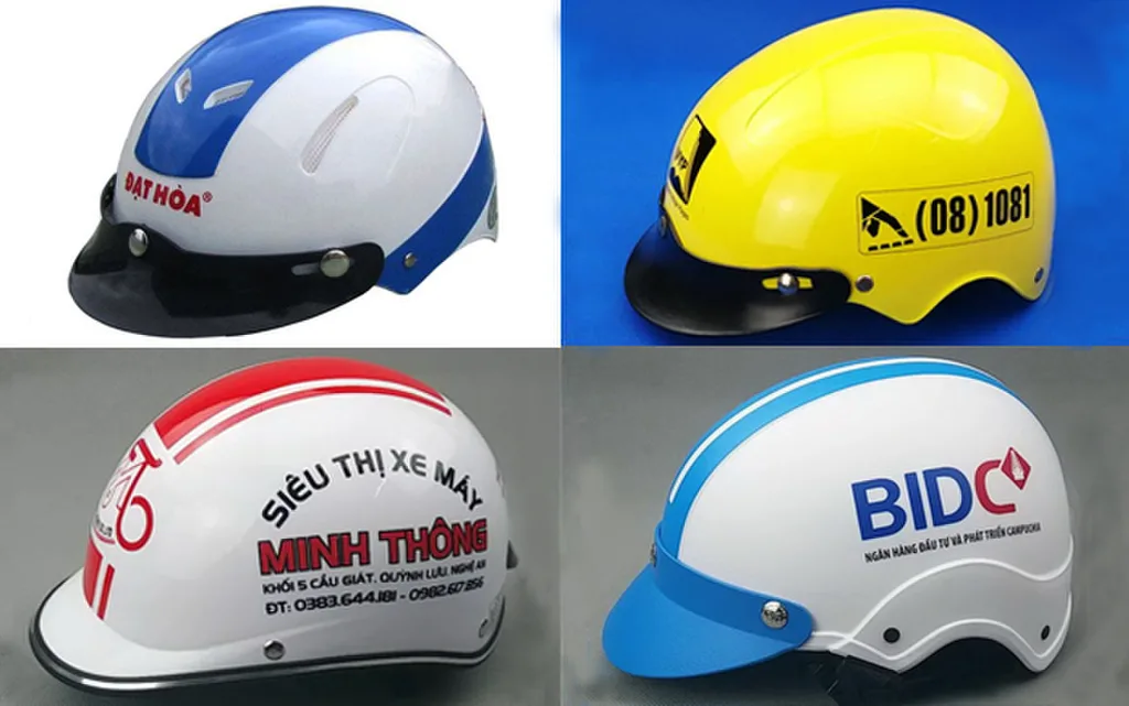 In Mũ Bảo Hiểm Công Ty Giá Rẻ Tại Hà Nội