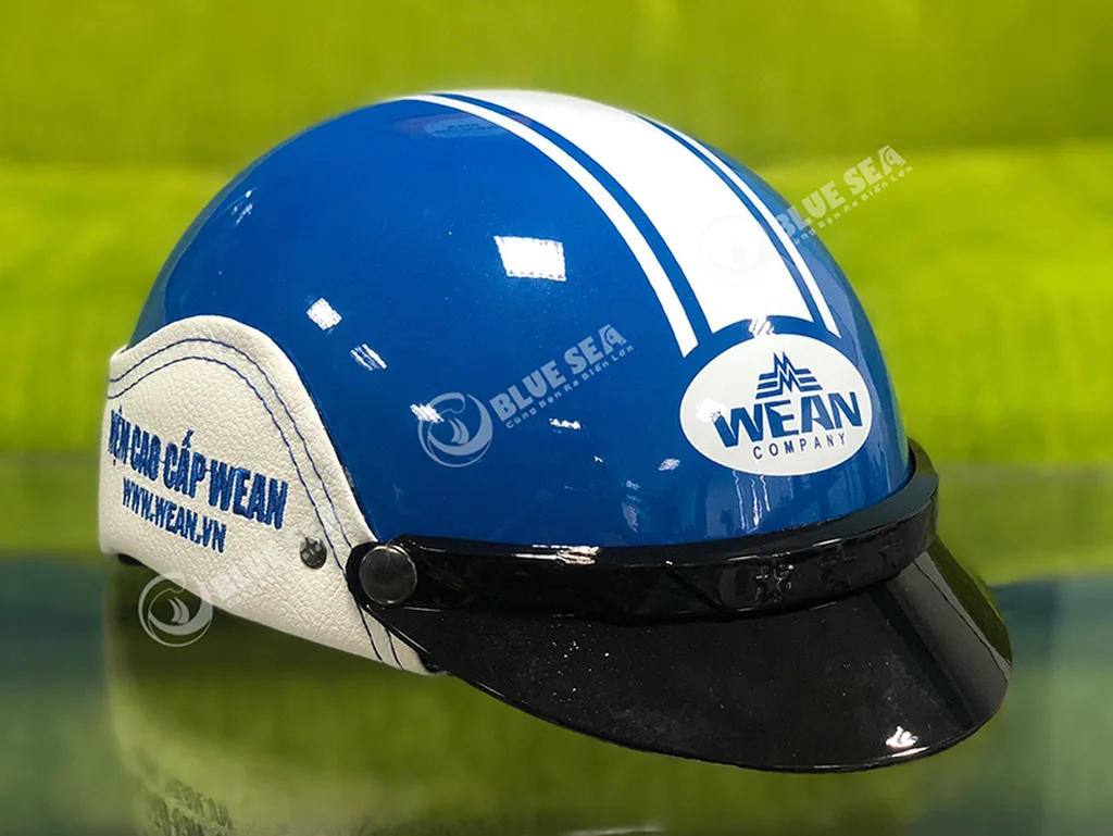 Mũ Bảo Hiểm In Logo Thương Hiệu WEAN