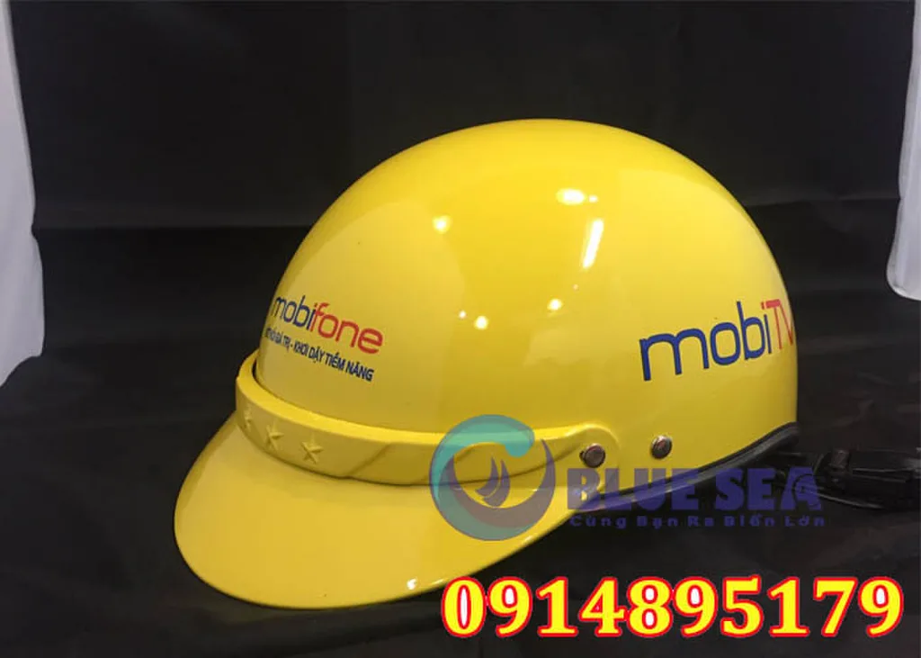 Mũ Bảo Hiểm In Logo Công Ty Giá Rẻ