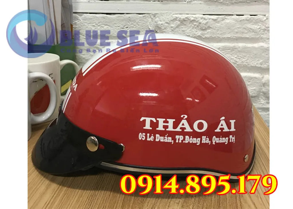 Xưởng sản xuất và cung cấp nón bảo hiểm quà tặng giá rẻ tại Tp.HCM