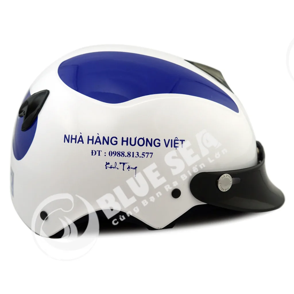 xưởng in nón bảo hiểm quà tặng