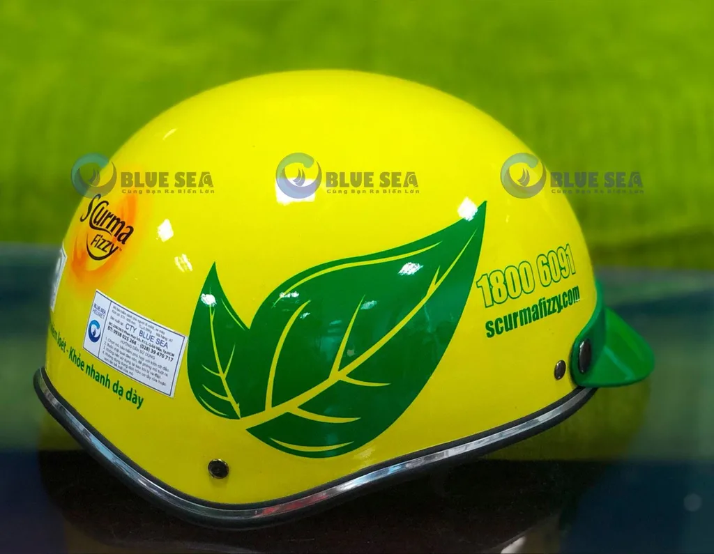 Nón bảo hiểm in logo thường được sử dụng trong các sự kiện gì?