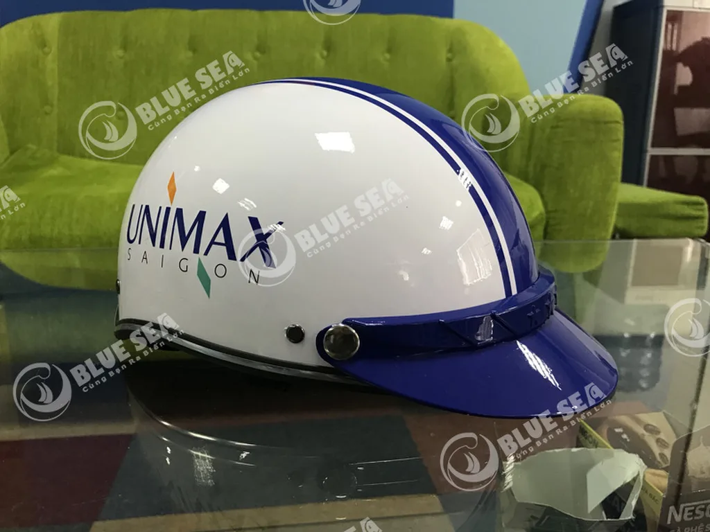 Logo có thể in lên mọi vị trí trên nón bảo hiểm không?