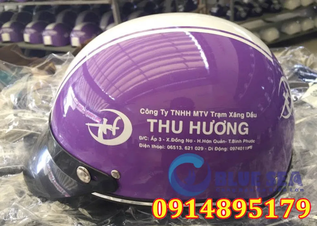 Mũ bảo hiểm quảng cáo – quà tặng bền lâu và hữu ích