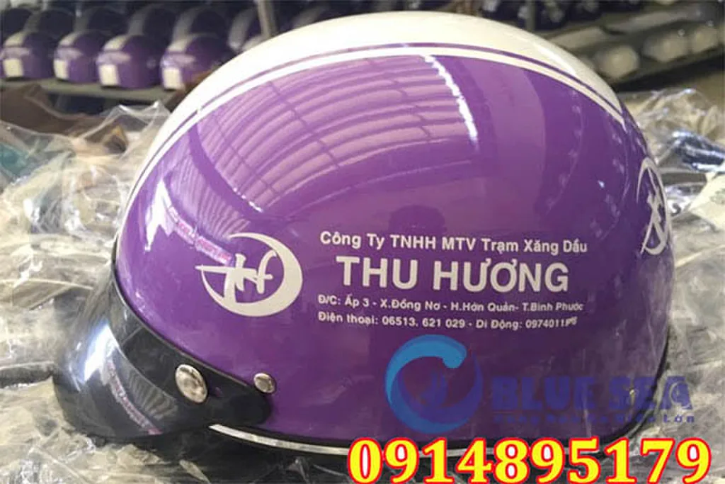 Mũ bảo hiểm phù hợp cho nhân viên chạy dịch vụ tiện ích