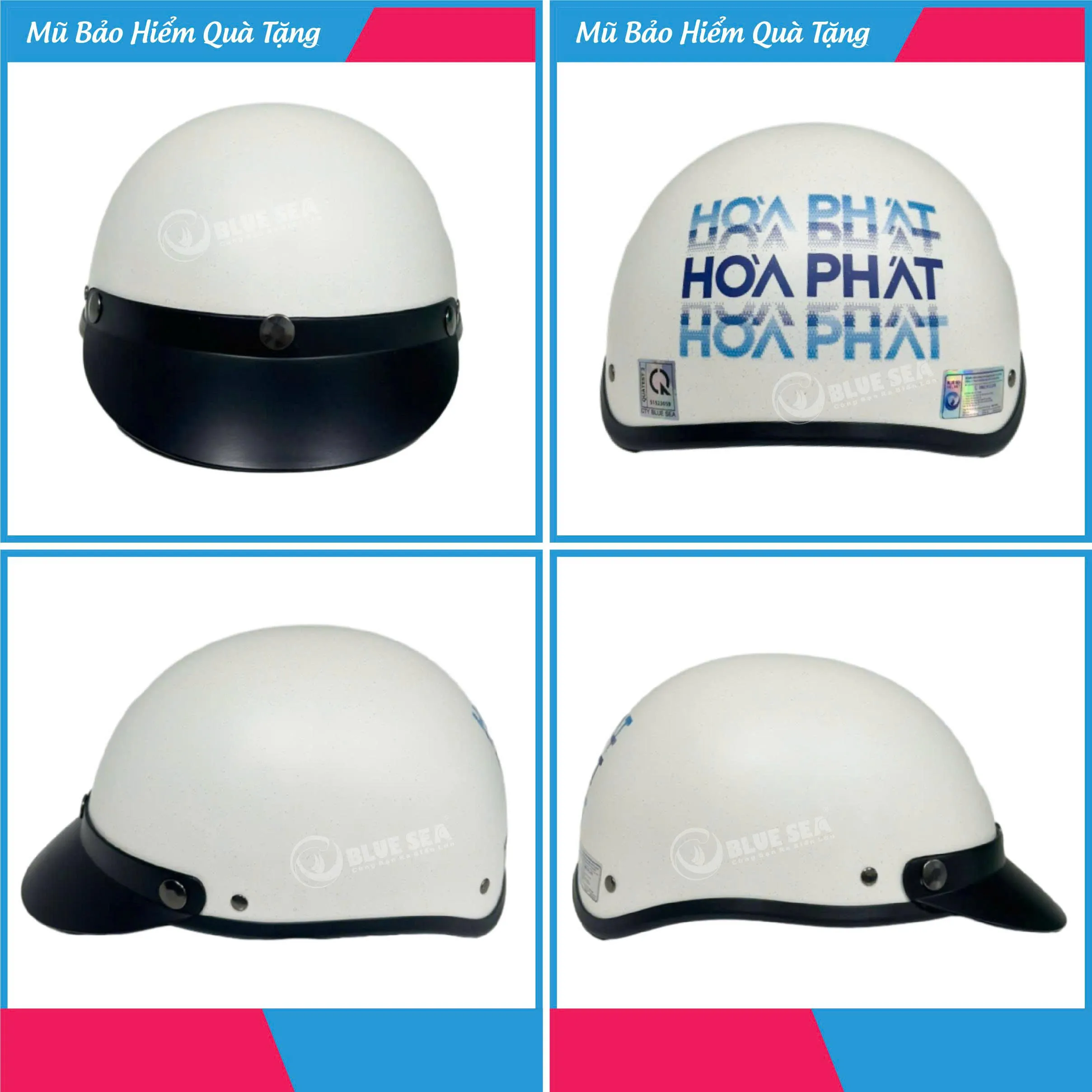 Nón Bảo Hiểm In Logo Hoà Phát