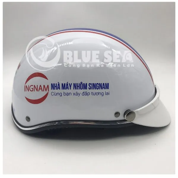 Nón Bảo Hiểm Nửa Đầu Nhà Máy Nhôm Singnam
