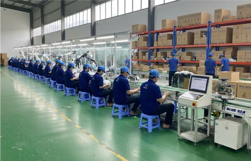 Hệ thống kho bãi và quản lý thành phẩm quy mô lớn