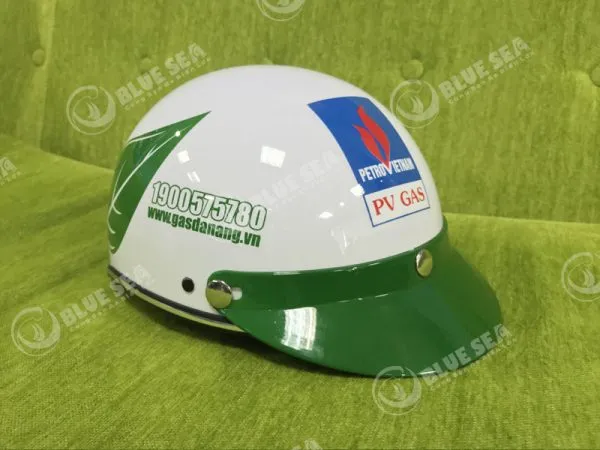 Nón Bảo Hiểm Nửa Đầu In Logo Gas Ánh Dương